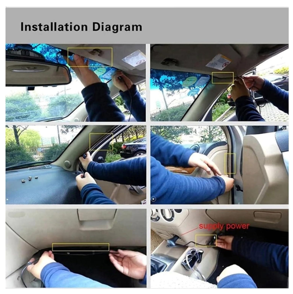 Espejo Retrovisor Cámara Dual DVR Revers