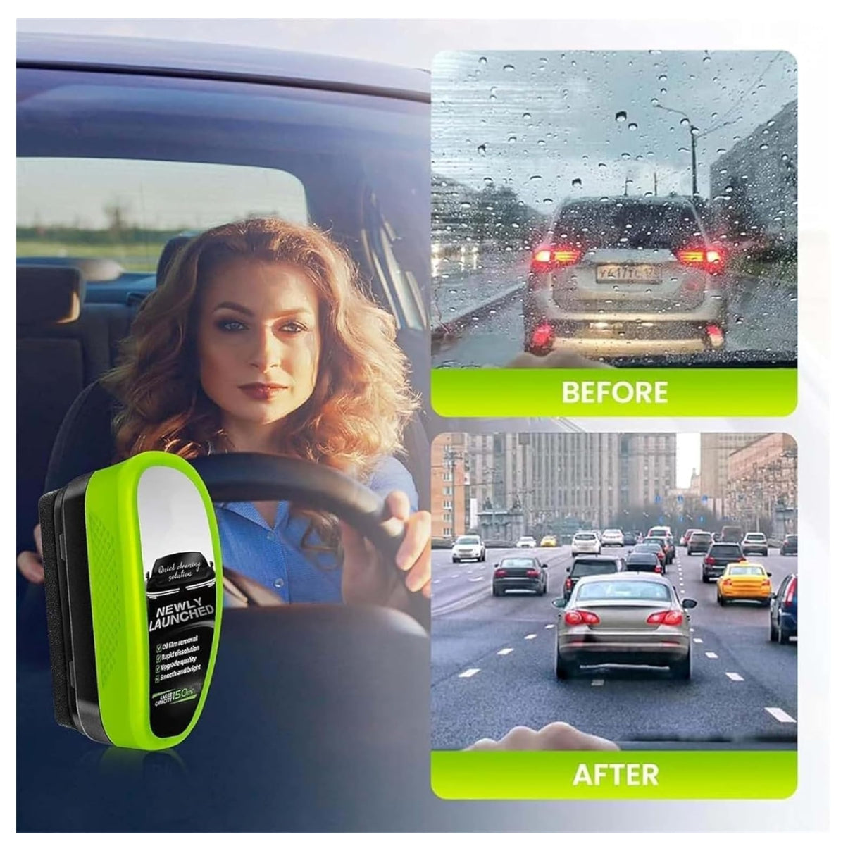 Cepillo limpieza pelicula para Carro