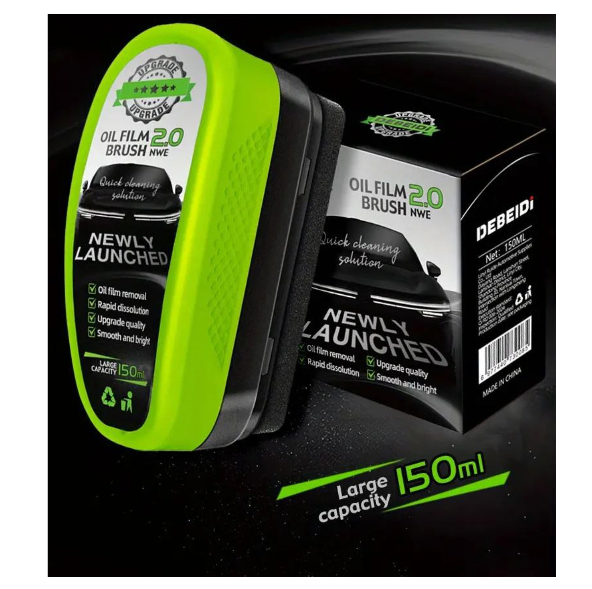 Cepillo limpieza pelicula para Carro