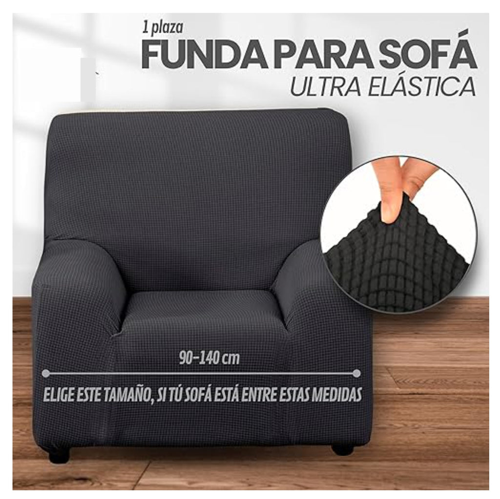 Funda Elástica Estampados Sofa 1 Puesto