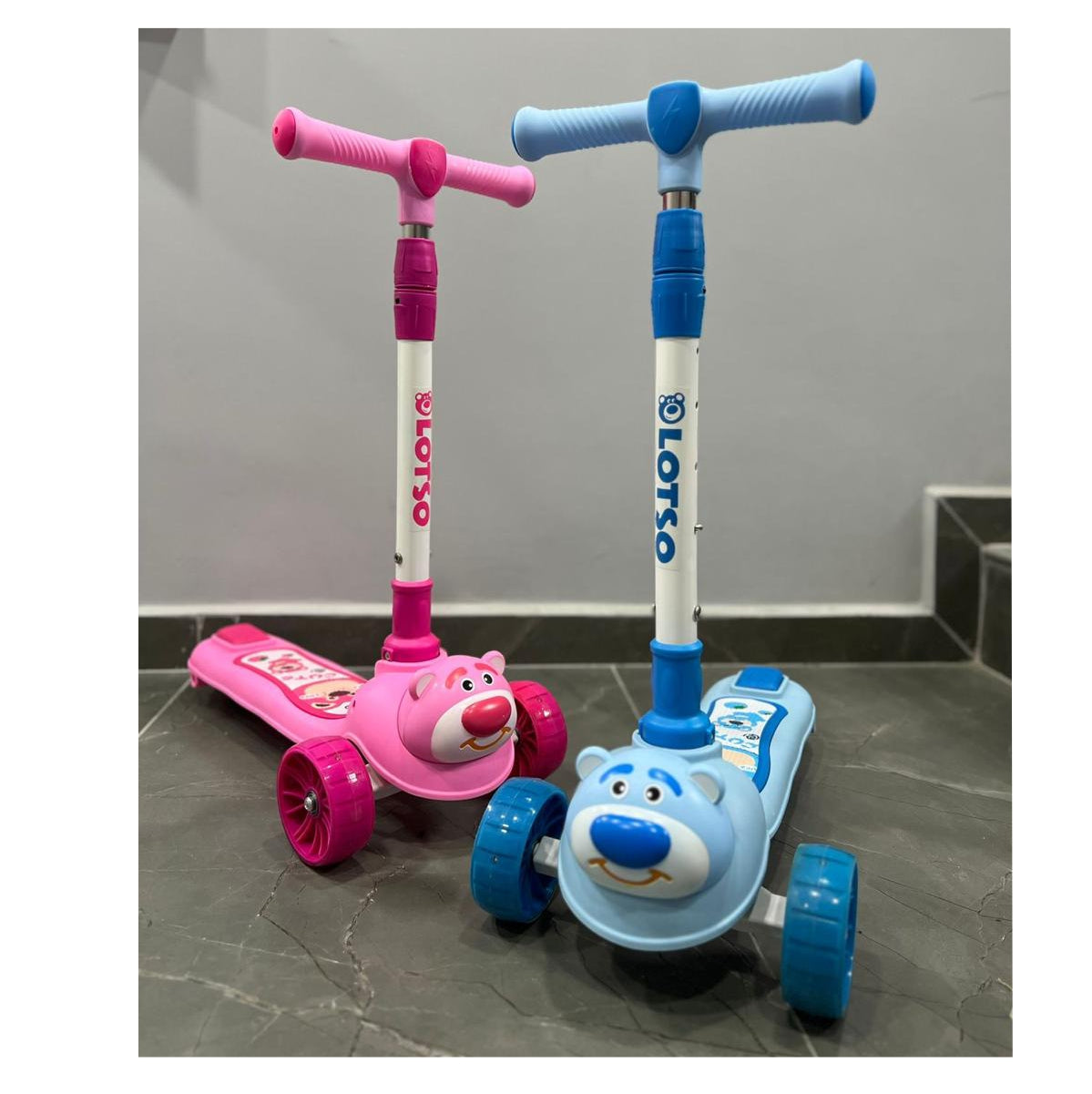 Patineta Scooter Monopatín Luz led Niños