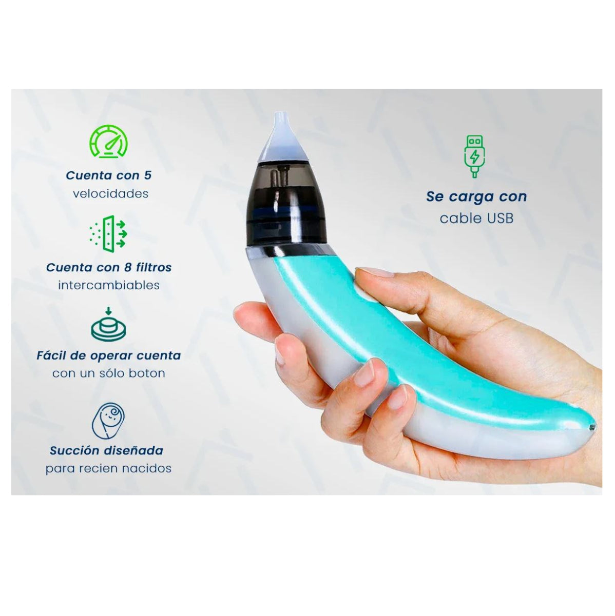 Aspirador nasal para Bebe quita Moco