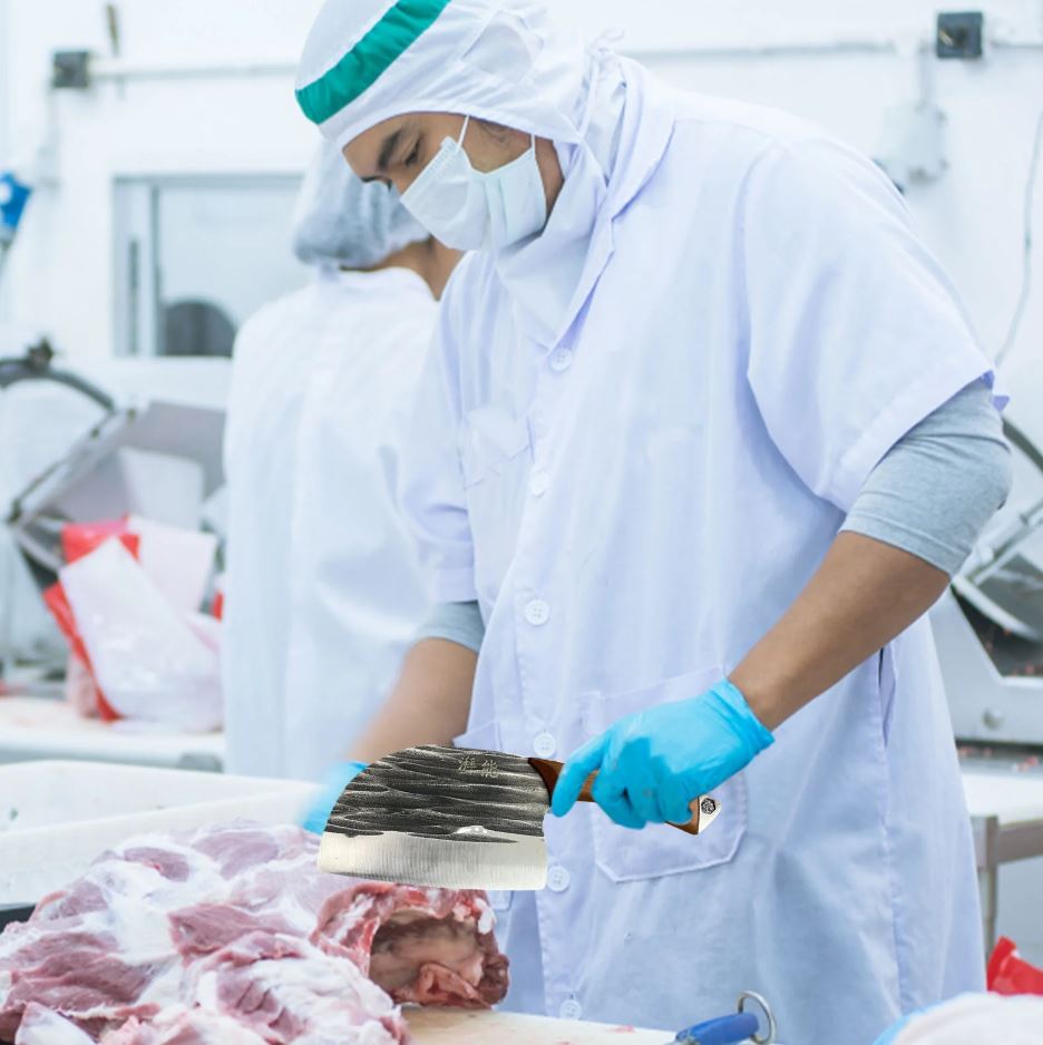 Cuchillo Hacha Japones Acero Inoxidable