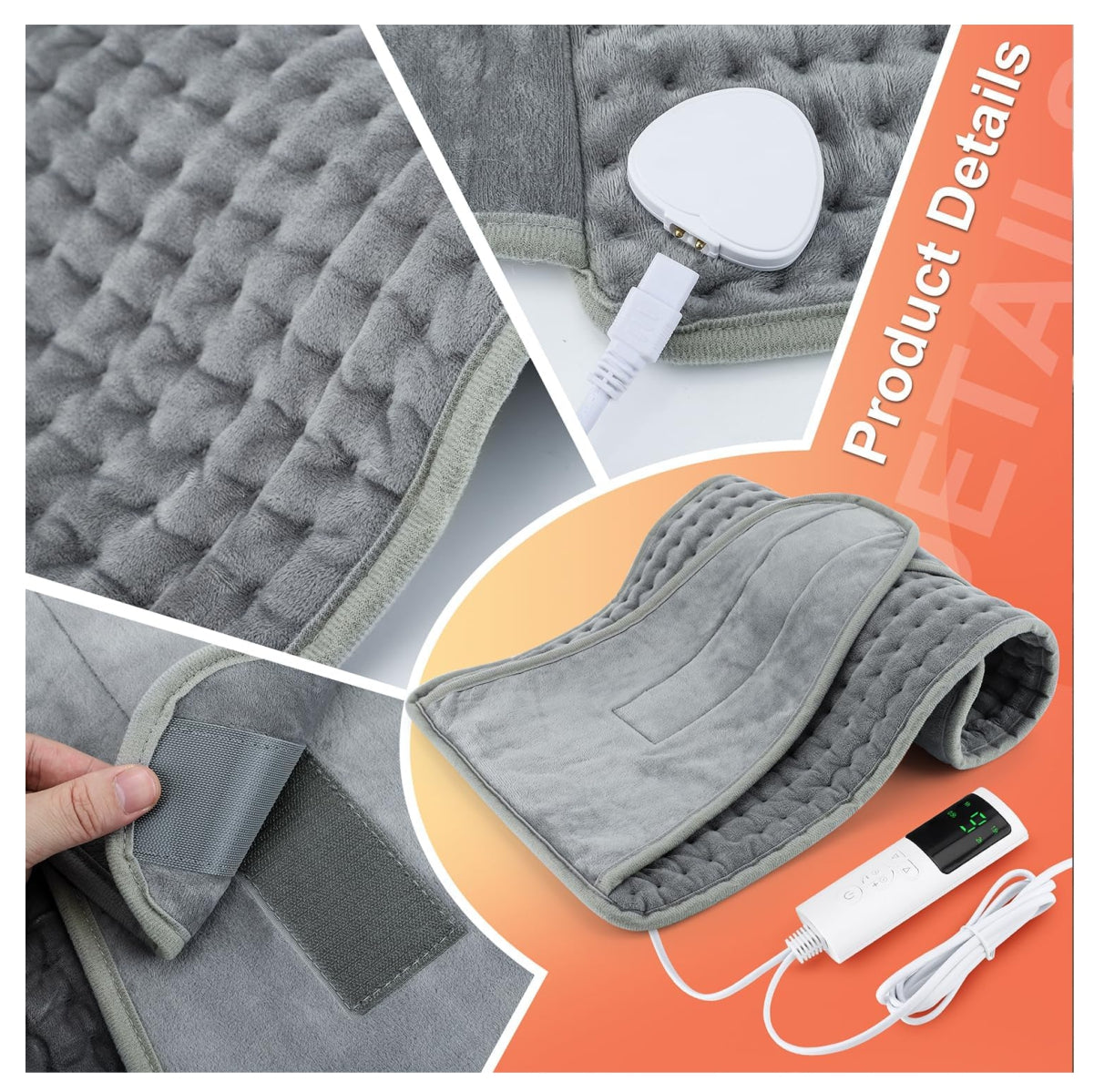 Cinturon Térmico Eléctrico Ajustable