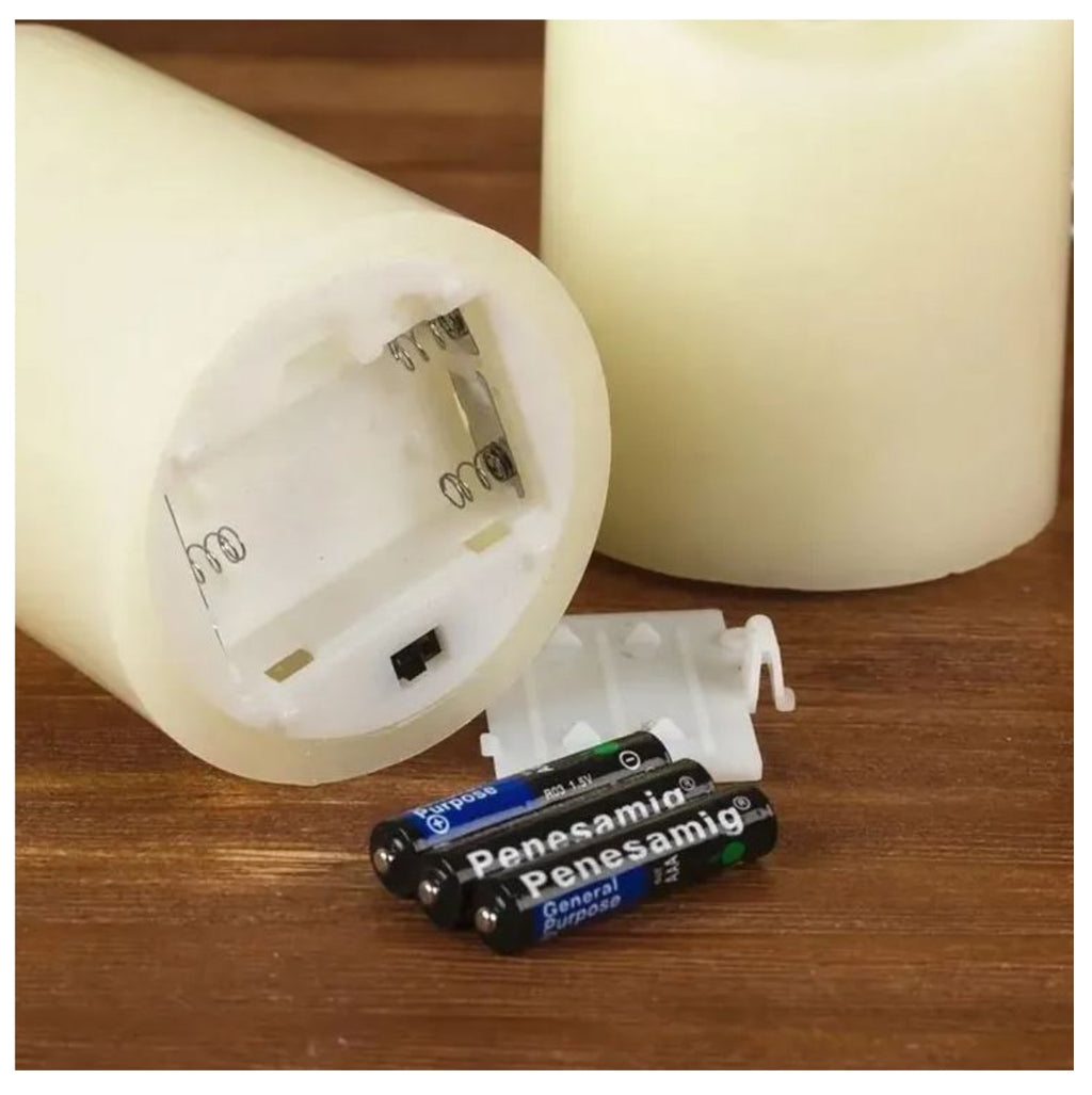 Velas Decorativas Juego x3 SIN LLAMA