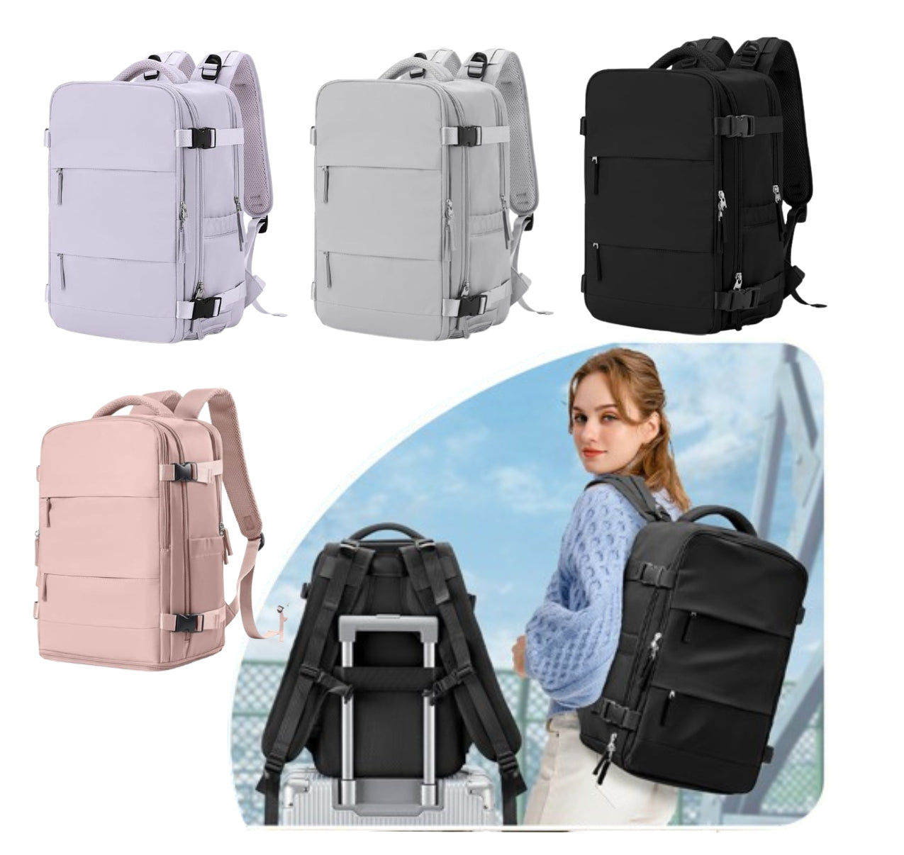 Maleta Cabina Amazon Con Zapatero