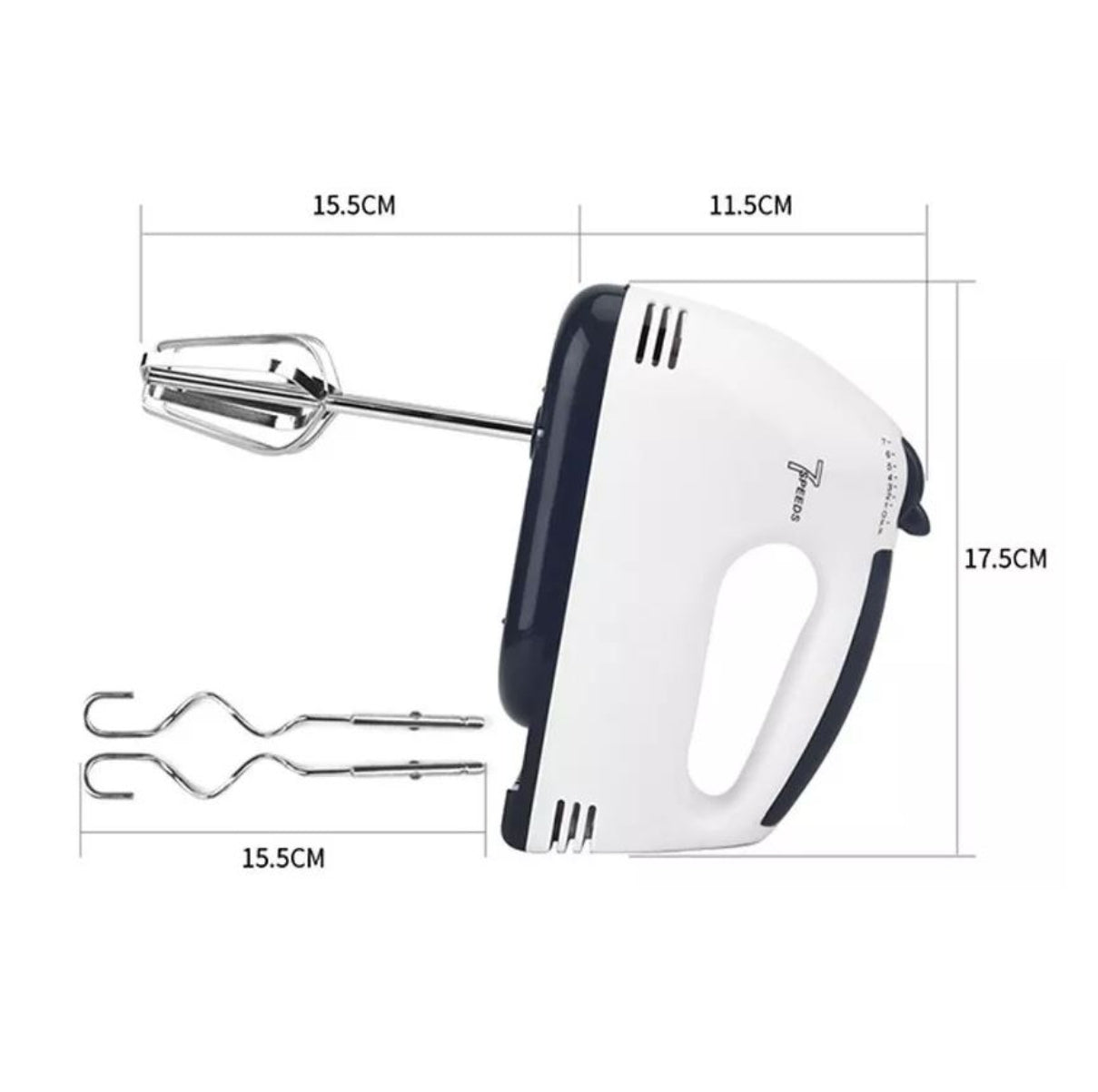 Batidora multifunción de mano 7 velocidades