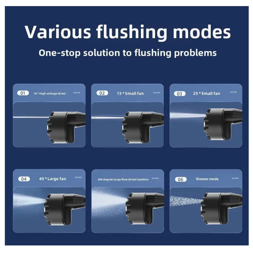 Boquilla Cabezal 6en1 Acople Hidrolavado