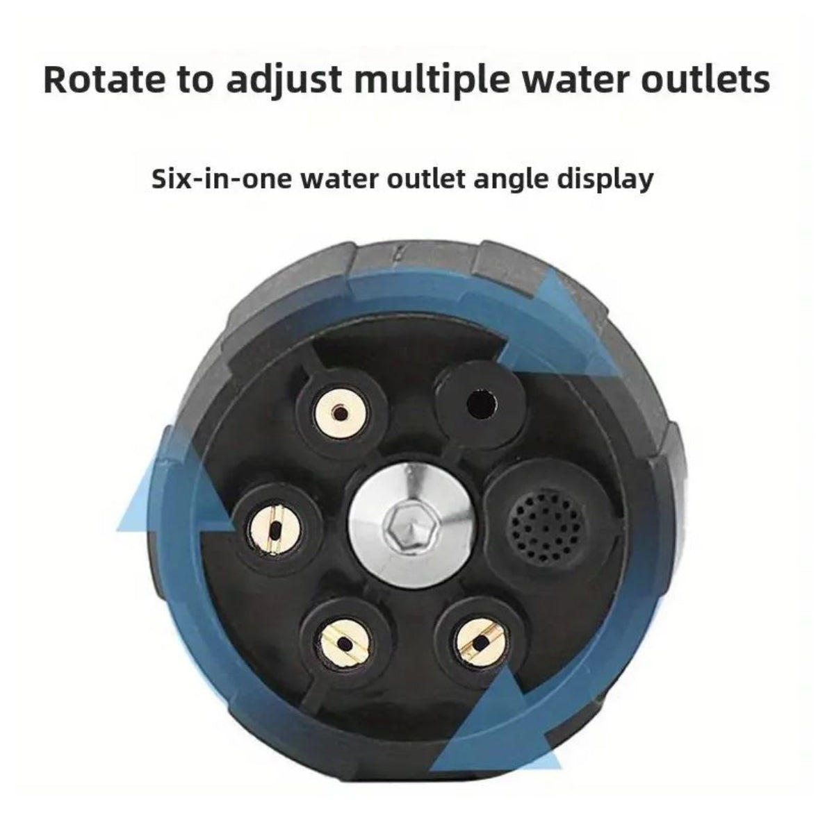 Boquilla Cabezal 6en1 Acople Hidrolavado