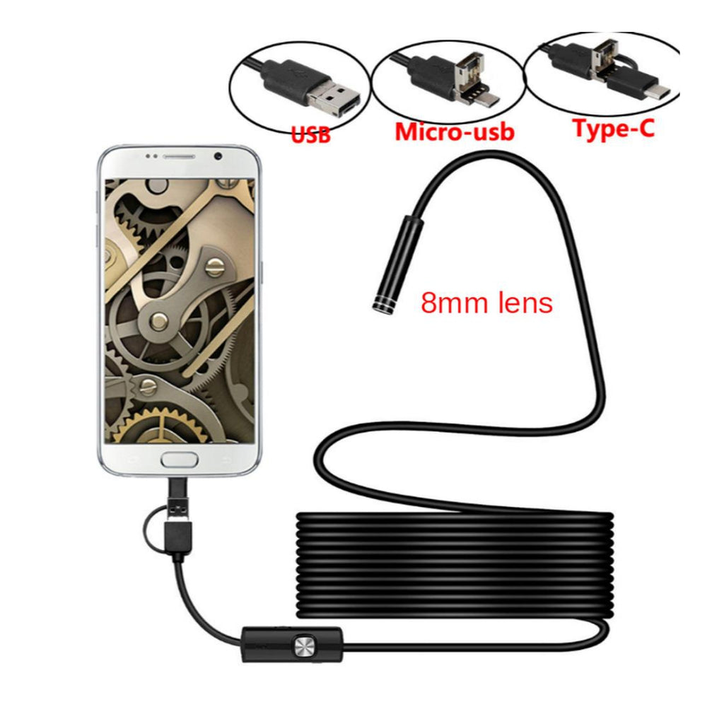 Endoscopio Camara Micro Usb Tipo C 5mtr