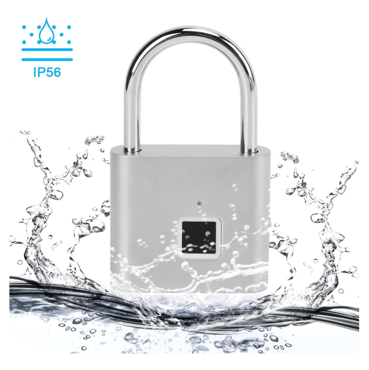 Candado de seguridad lector de huella