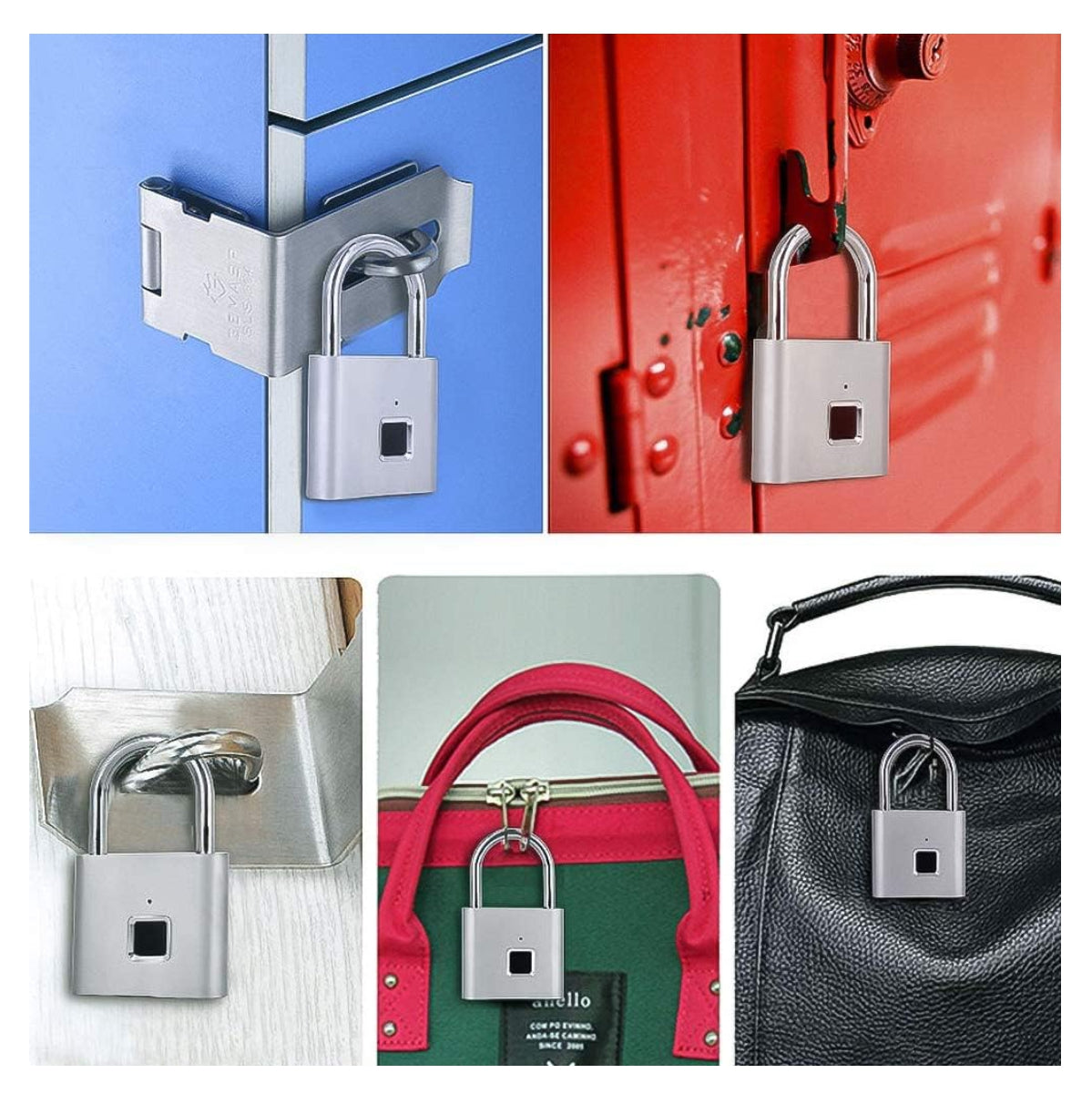 Candado de seguridad lector de huella