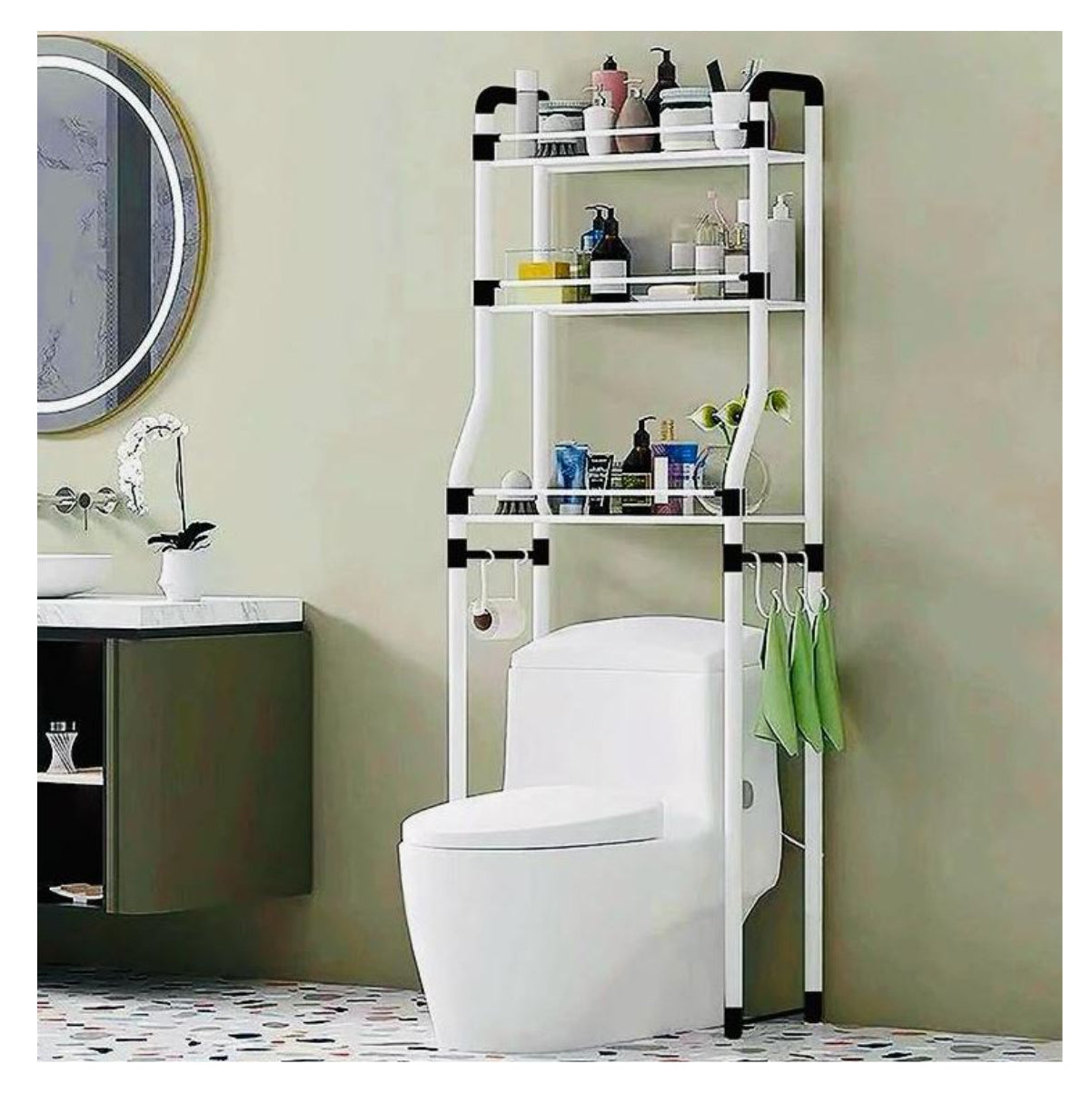 Estante Organizador Baño 3 Niveles