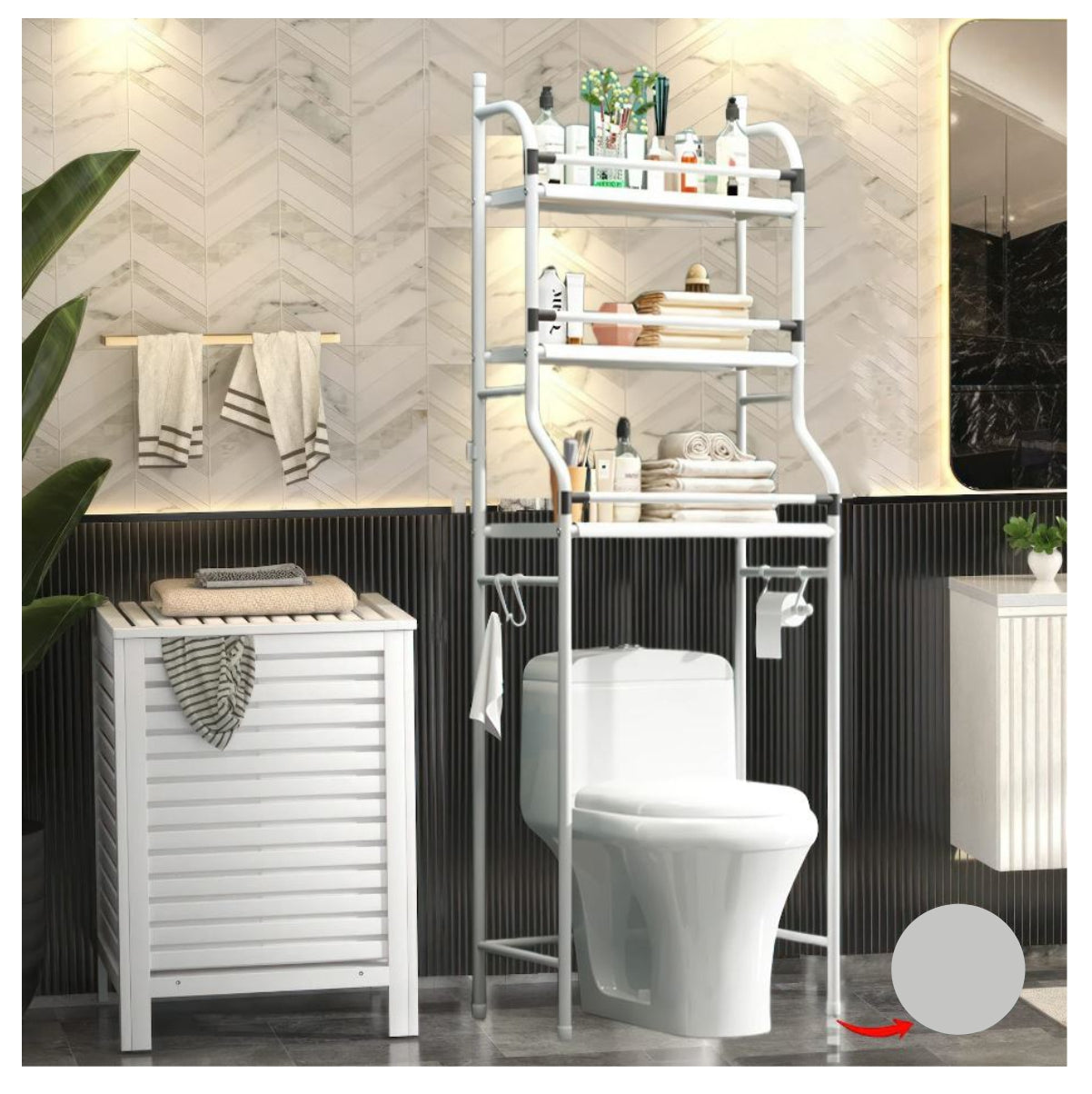 Estante Organizador Baño 3 Niveles