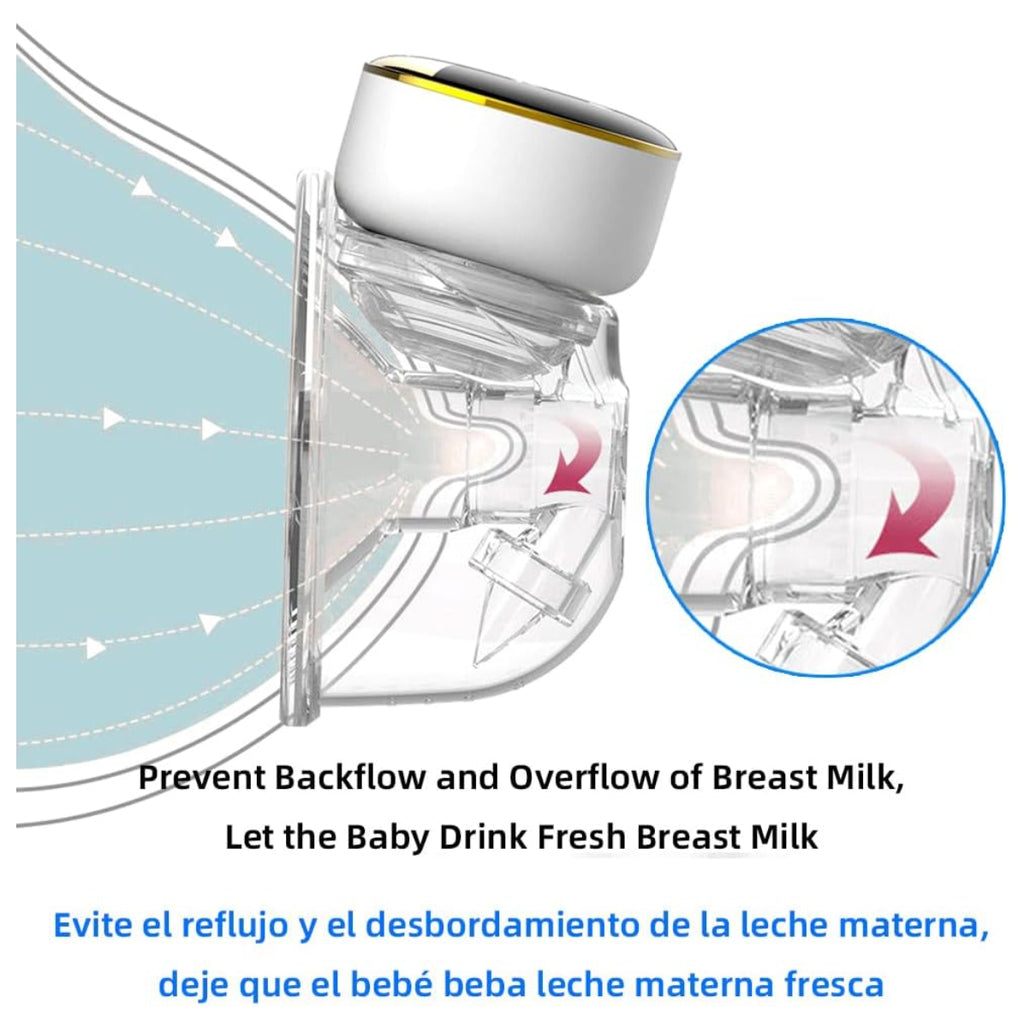 Extractor leche Manos Libres pantalla