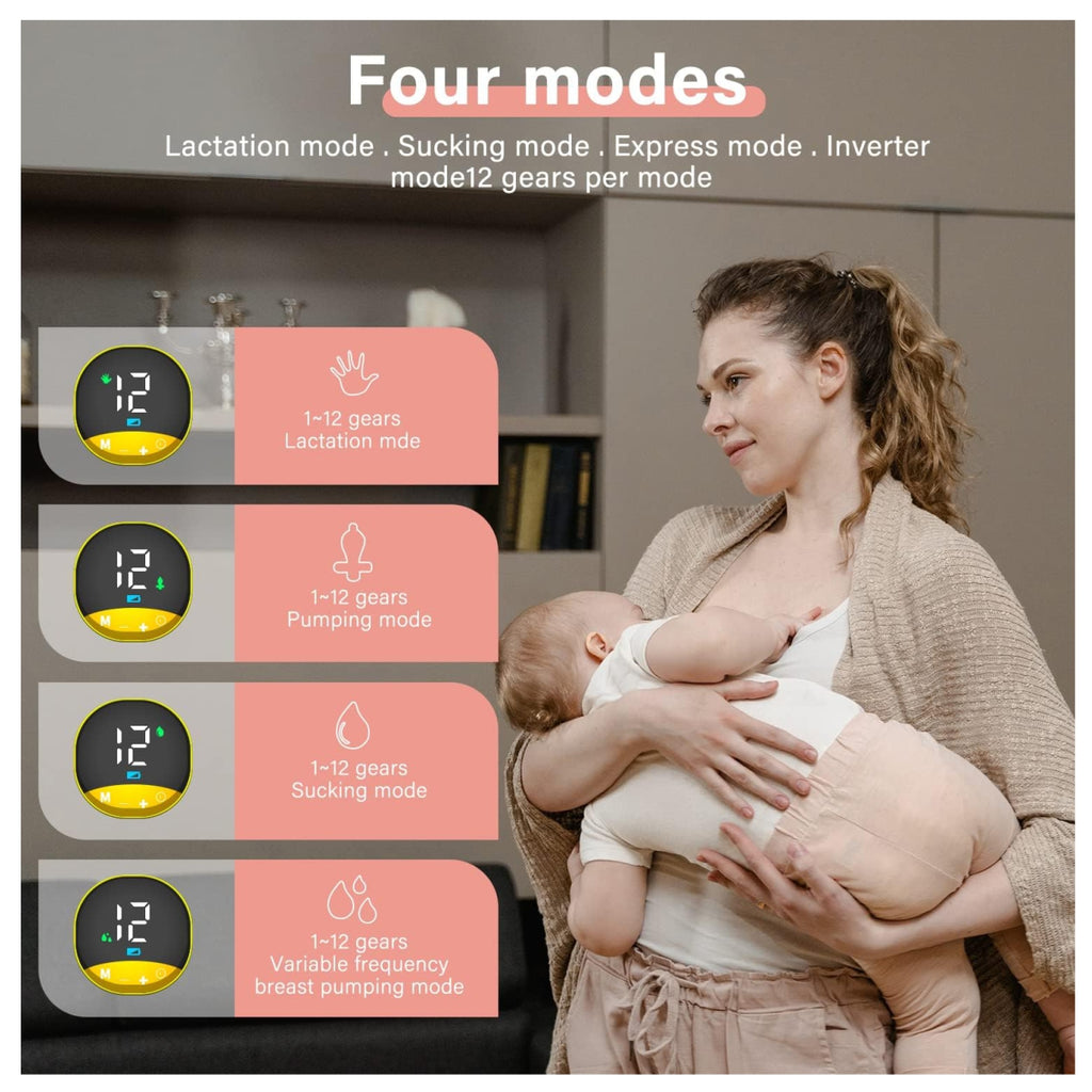 Extractor leche Manos Libres pantalla