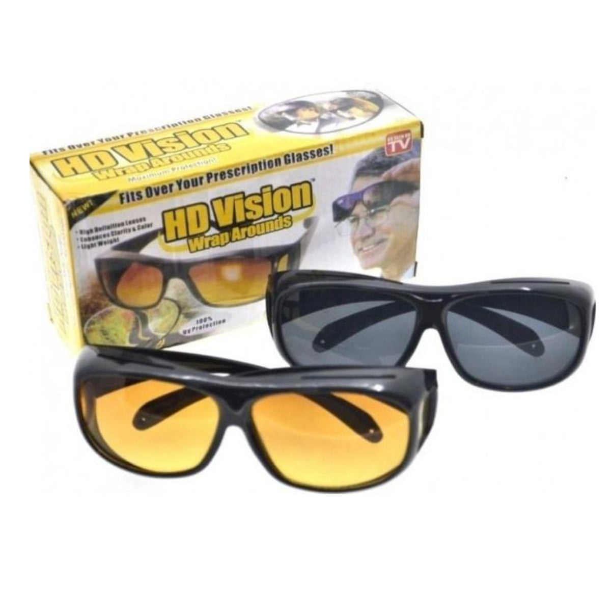 Gafas Lentes Hd Vision Filtro Uv par 2