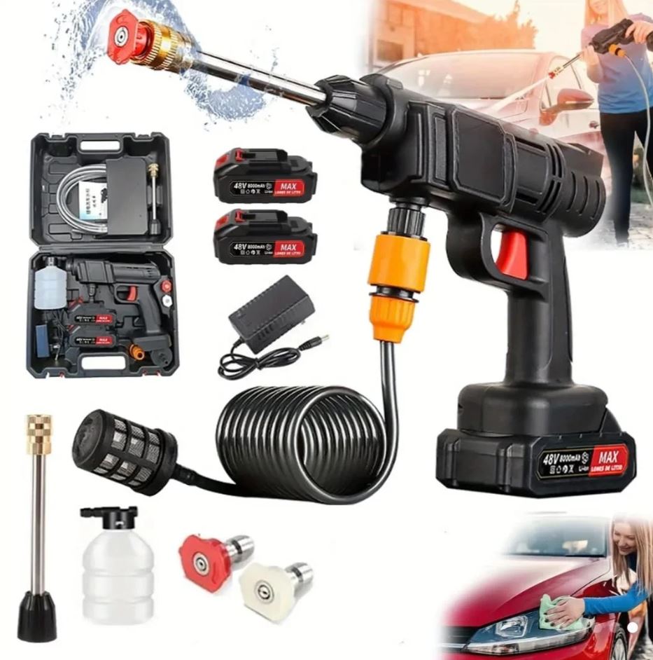 Hidro lavadora 2 baterías + Cinta Nivel Laser