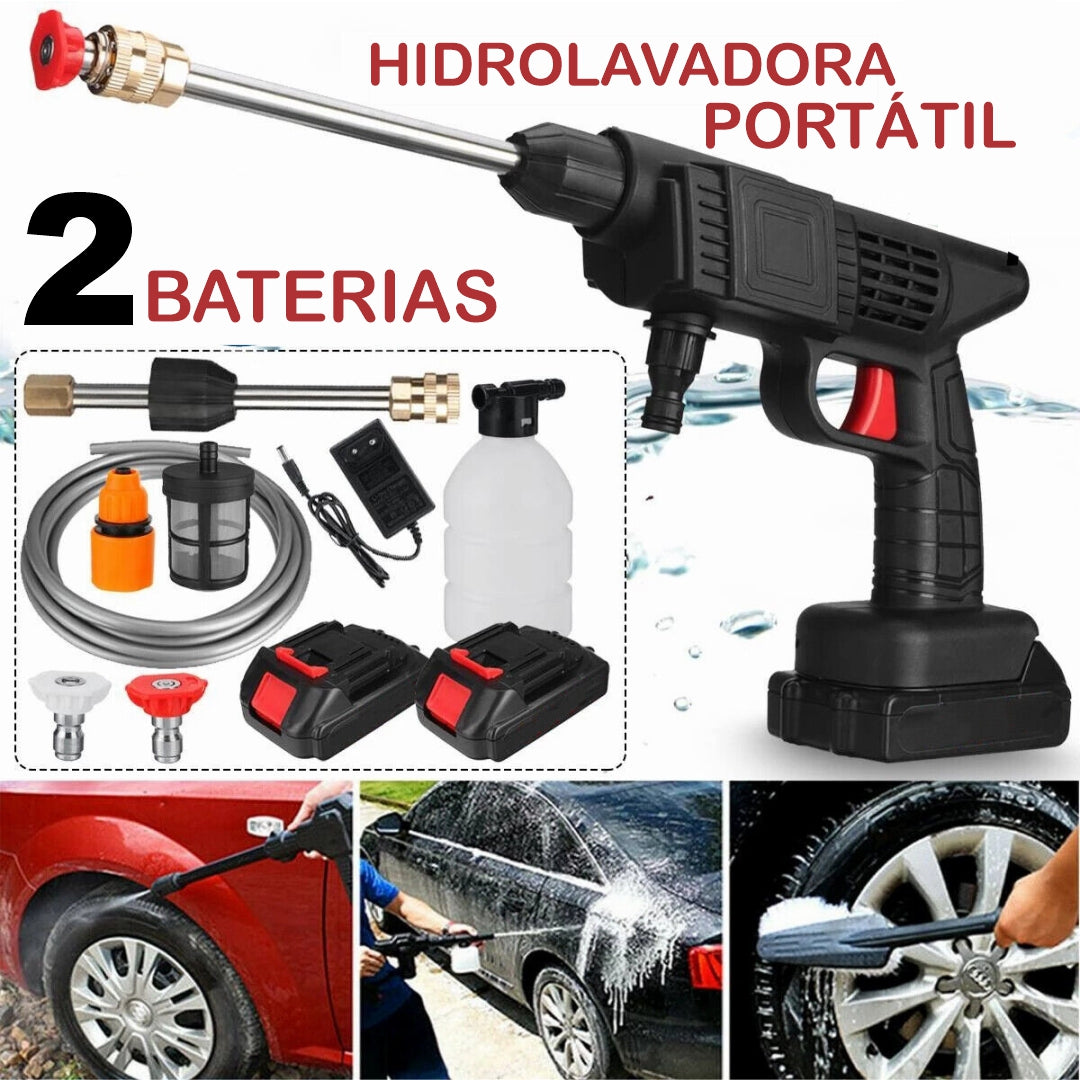 Hidrolavadora Inalambrica Alta Presion 2 Baterías