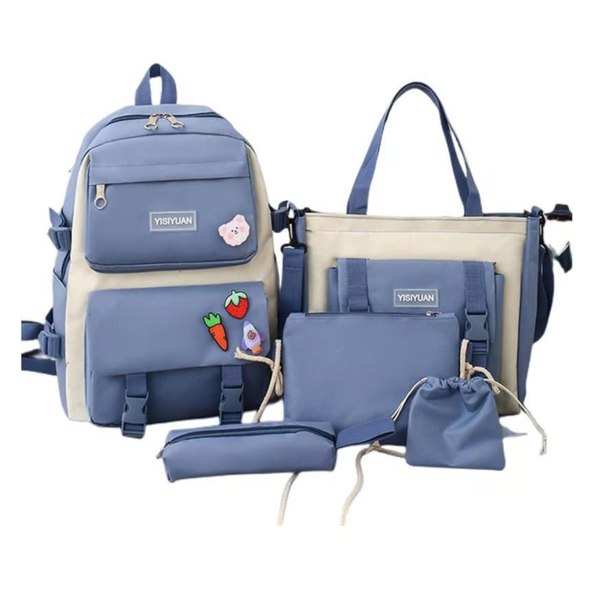 Maleta Coreana Kawaii 5 en 1 Escolar