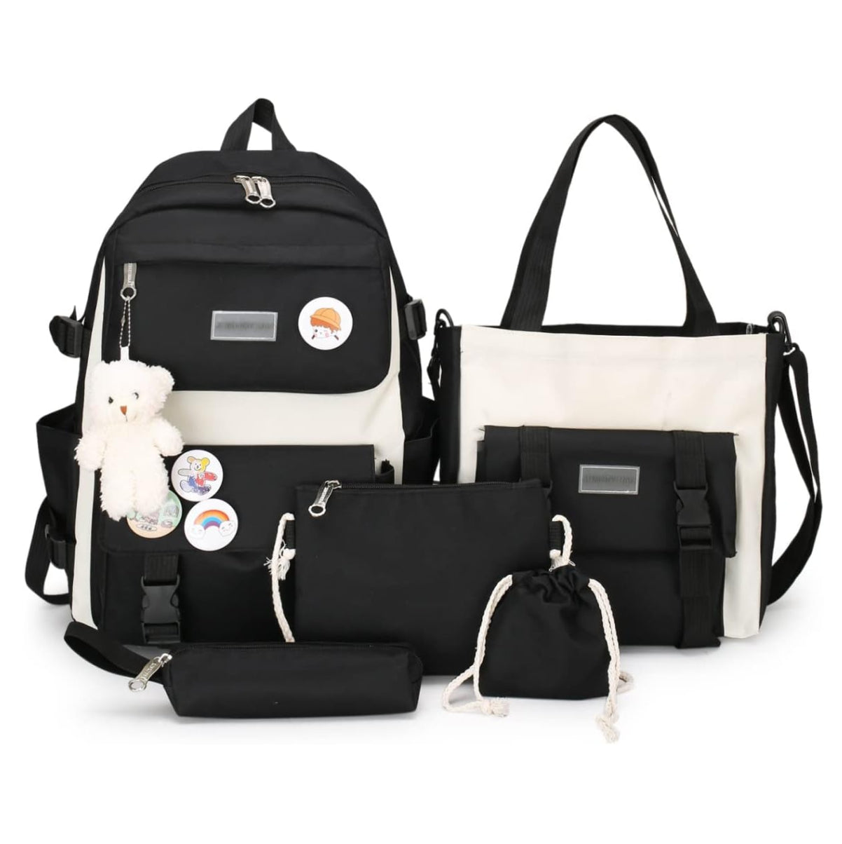 Maleta Coreana Kawaii 5 en 1 Escolar