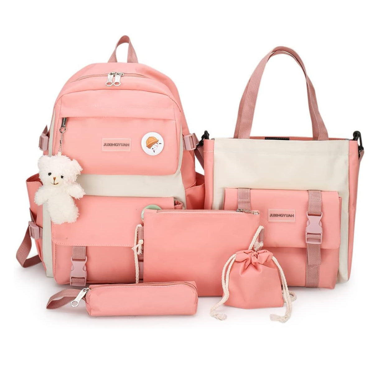 Maleta Coreana Kawaii 5 en 1 Escolar