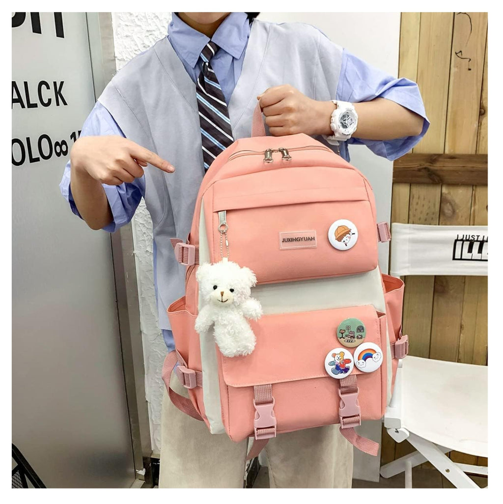 Maleta Coreana Kawaii 5 en 1 Escolar