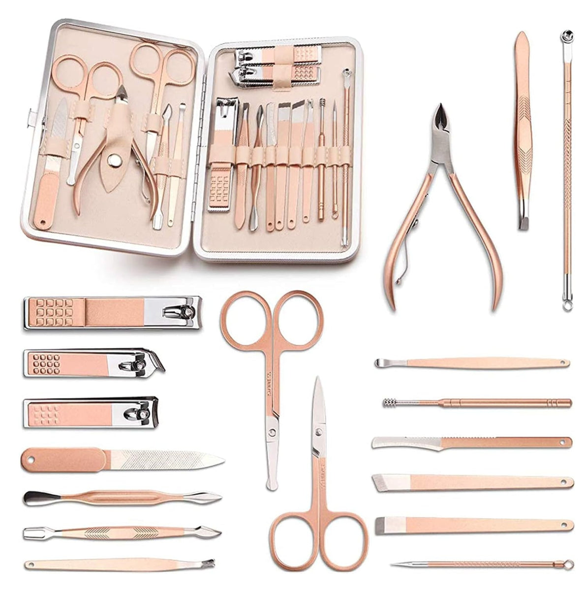 Kit 18 Pcz Manicura Pedicura Profesional