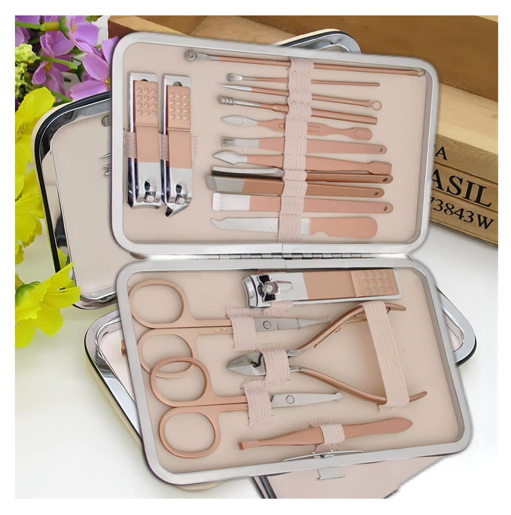 Kit 18 Pcz Manicura Pedicura Profesional