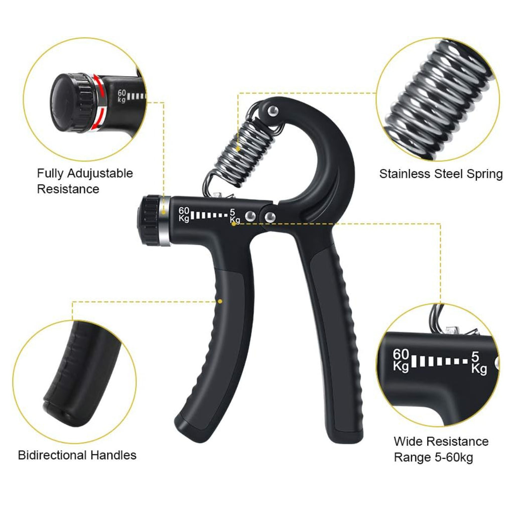 Kit Ejercitadores Mano Muñeca 5pcs