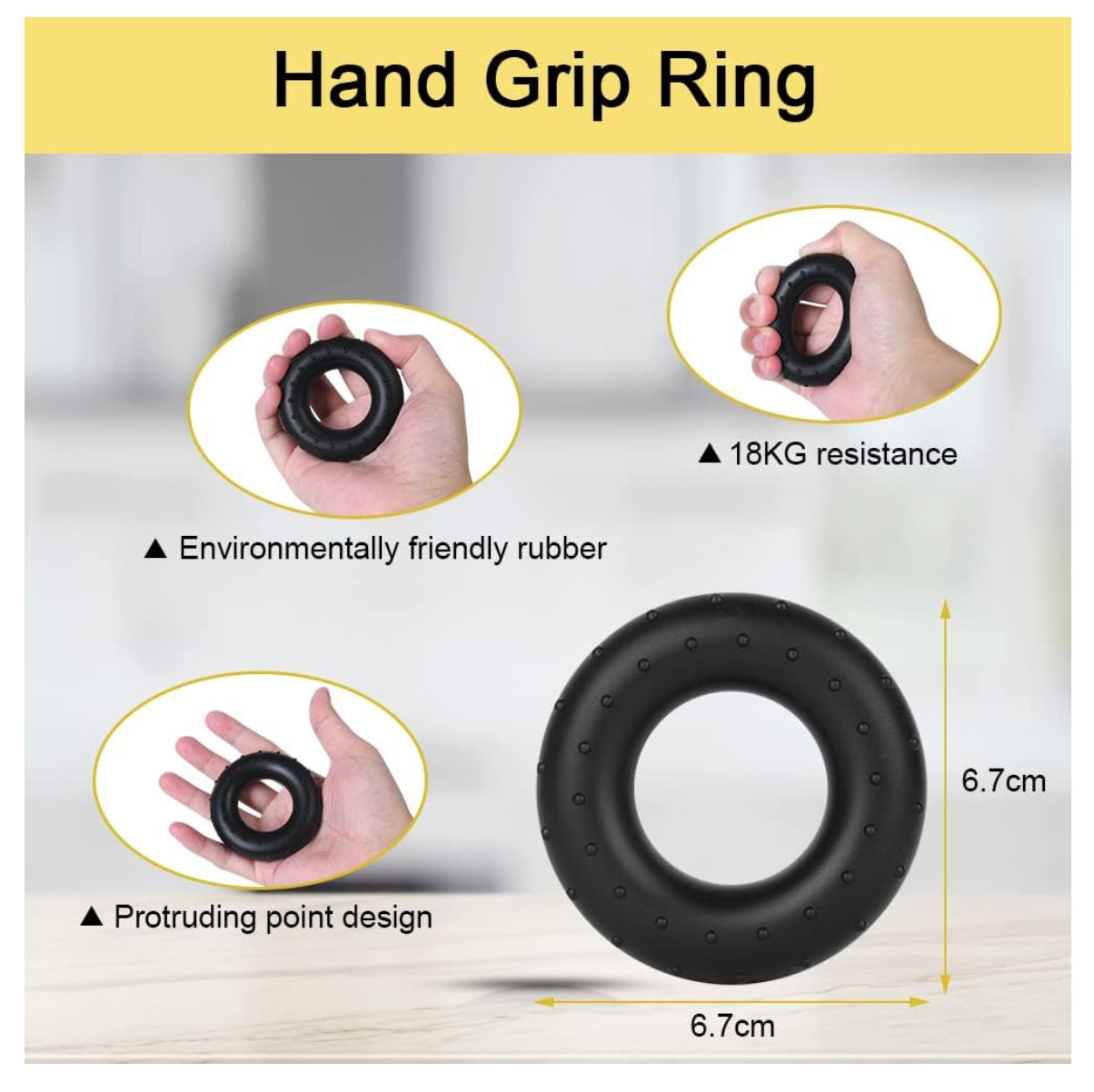 Kit Ejercitadores Mano Muñeca 5pcs