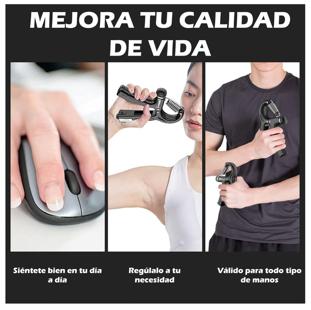 Kit Ejercitadores Mano Muñeca 5pcs