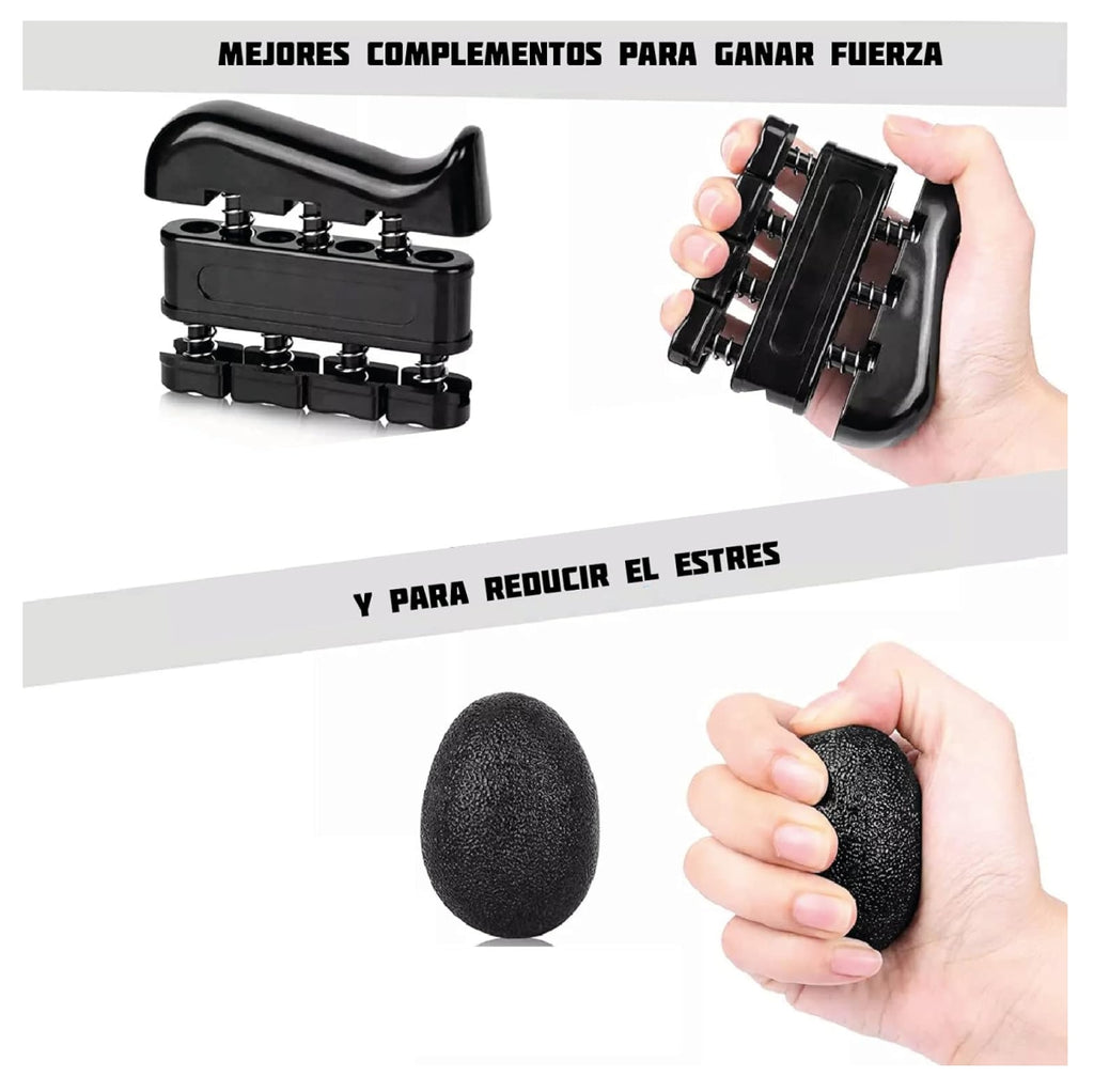 Kit Ejercitadores Mano Muñeca 5pcs