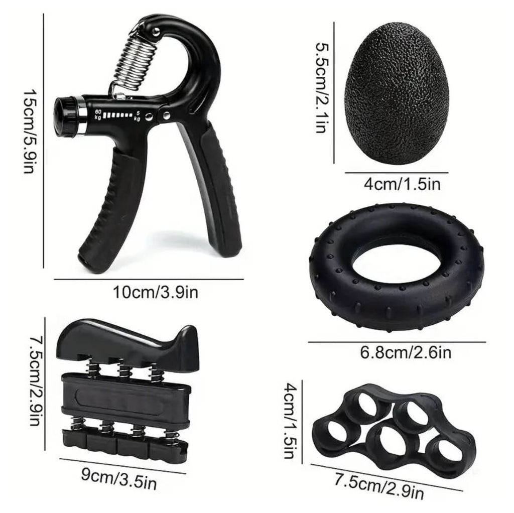 Kit Ejercitadores Mano Muñeca 5pcs