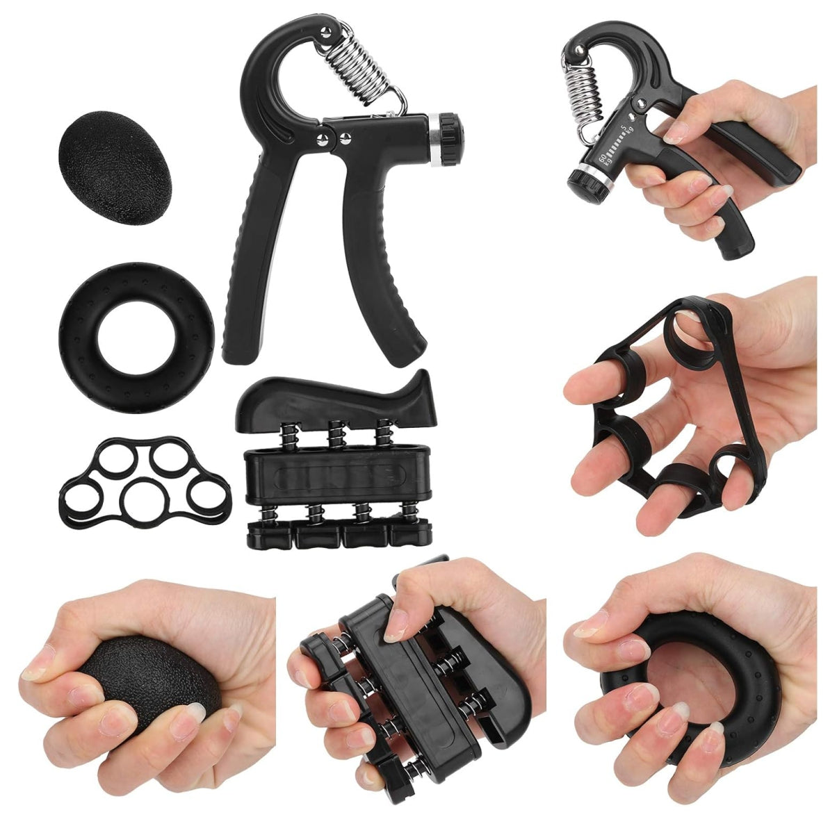 Kit Ejercitadores Mano Muñeca 5pcs