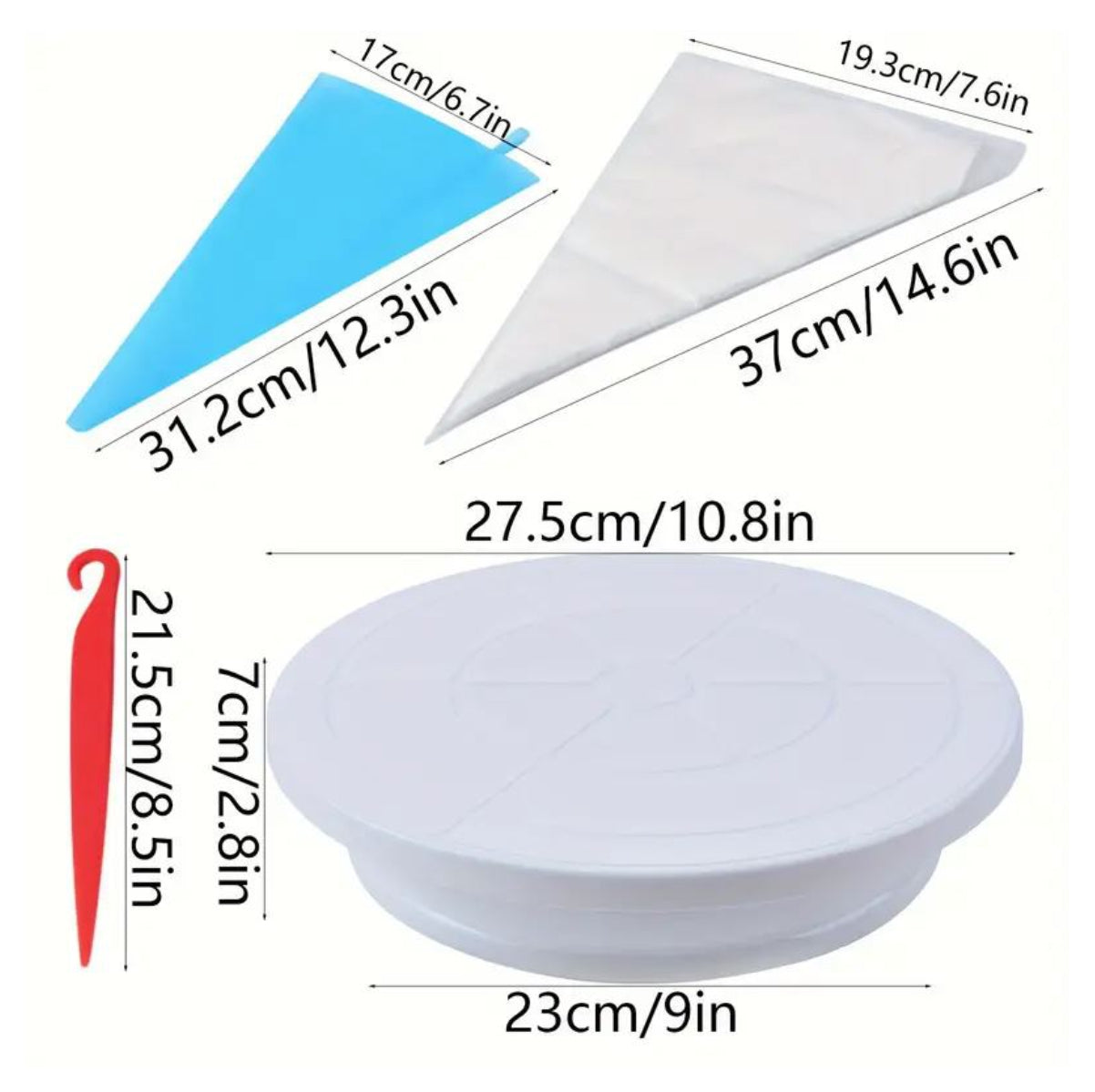 Kit Reposteria Para Decorar Pastel 66pcs