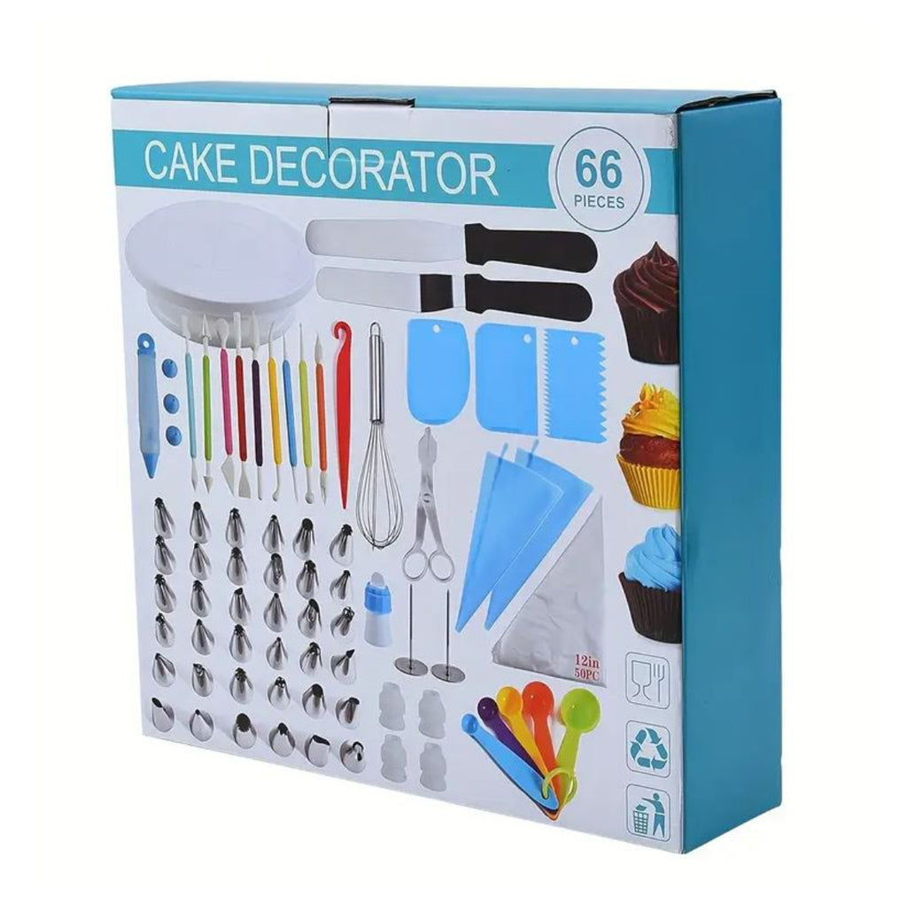 Kit Reposteria Para Decorar Pastel 66pcs