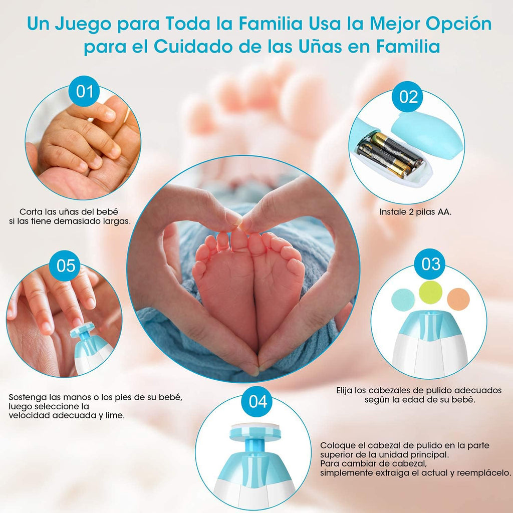 Lima pulidor Uñas Bebe Electrico