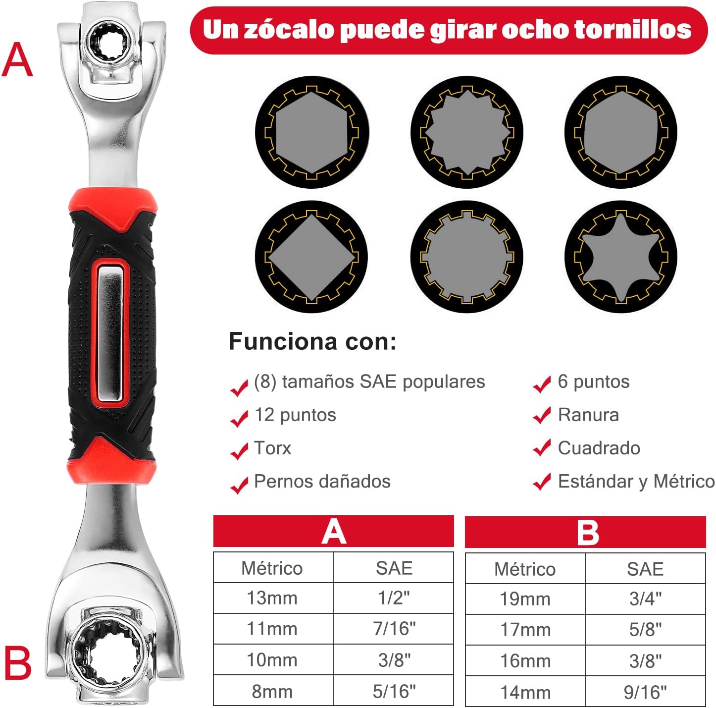 Llave Multiusos 48 En 1 Universal