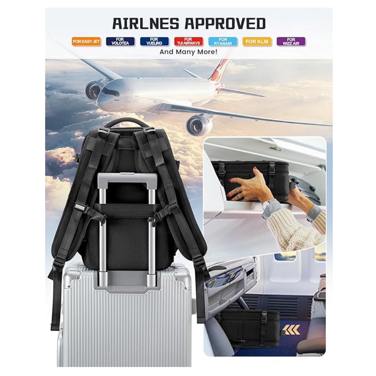 Maleta Cabina Amazon Con Zapatero