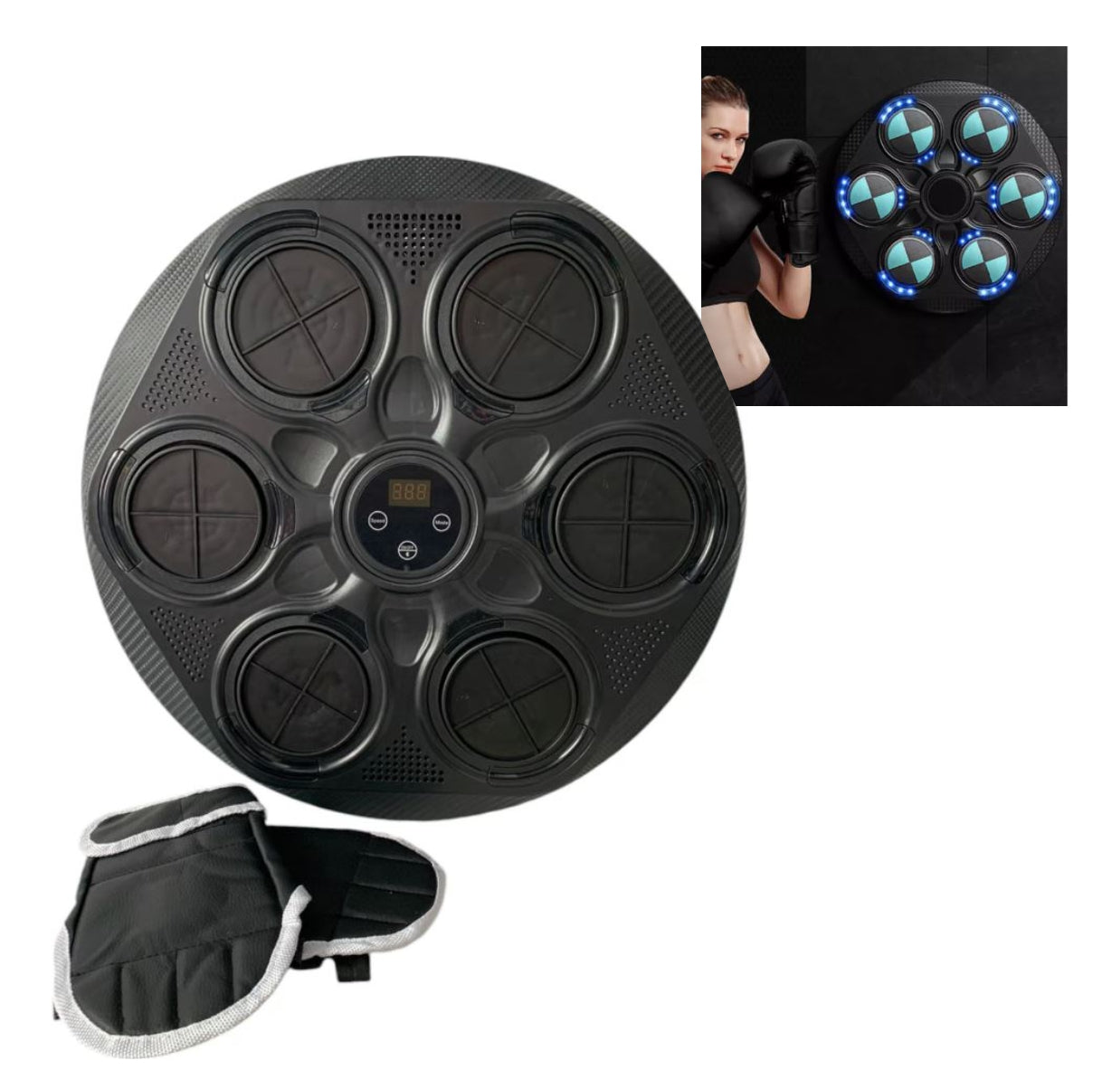 Maquina Boxeo Musical Tablero con Guante