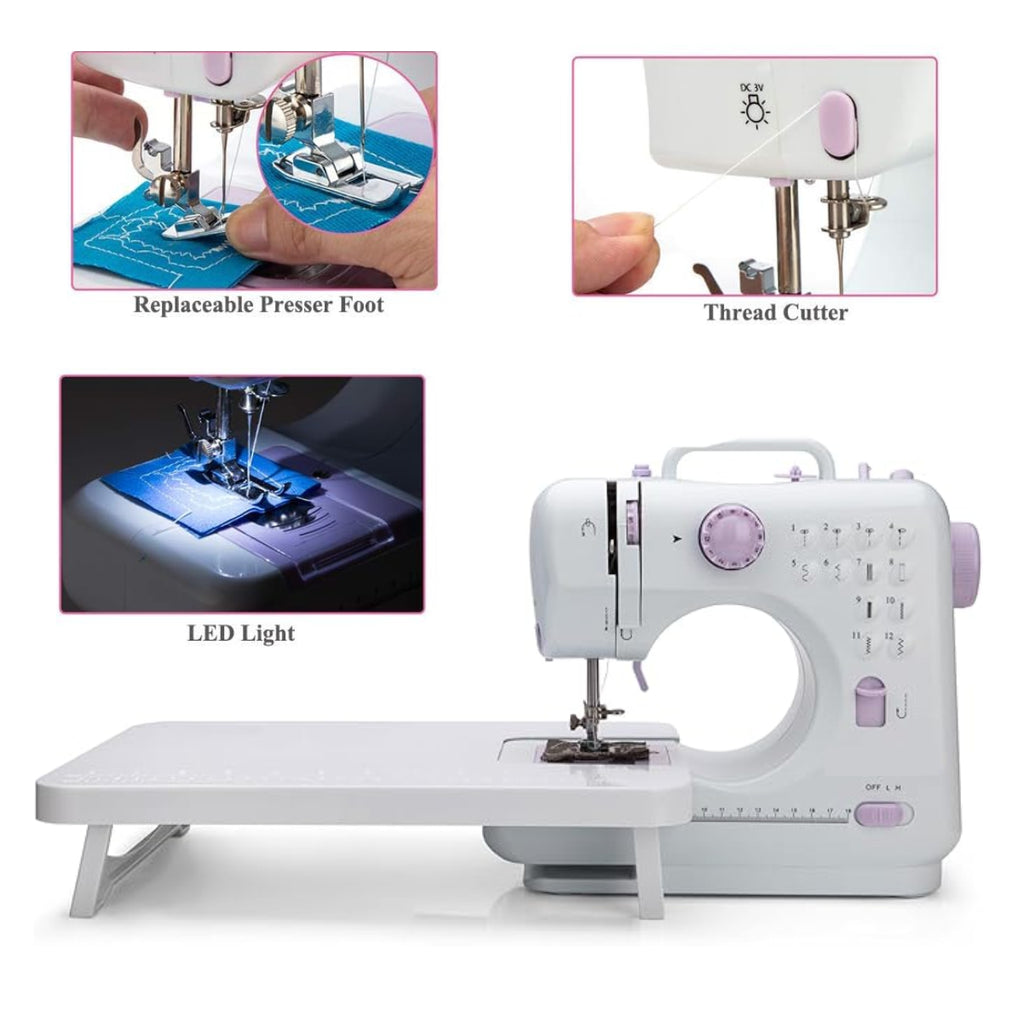 Maquina de Coser Doméstica 12 Puntadas Mesa