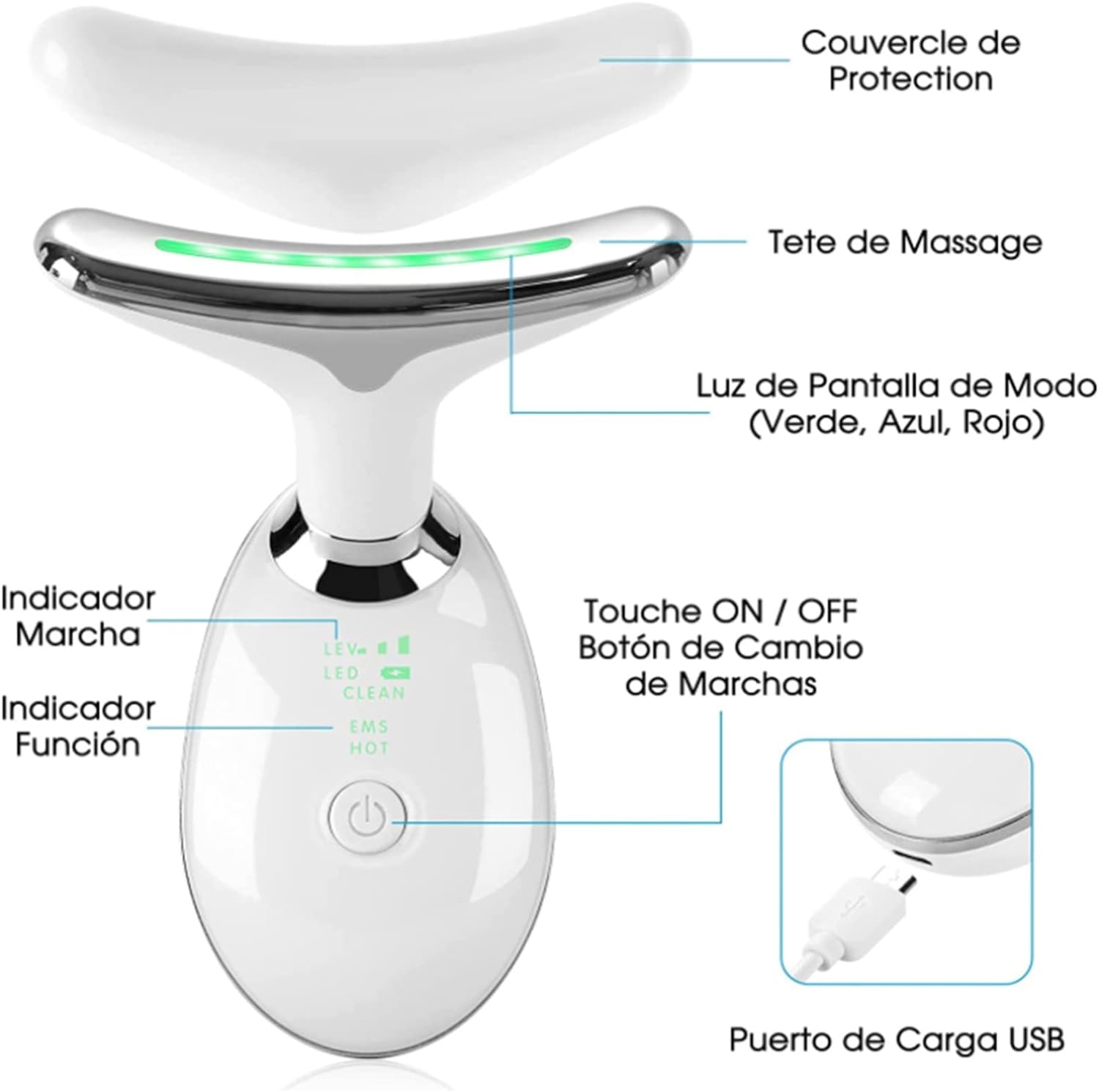 Masajeador Facial Elimina papada