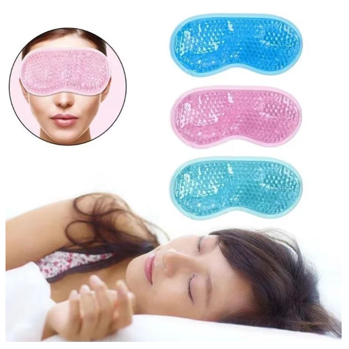 Antifaz Gel Relajante Gel Frío/Calor