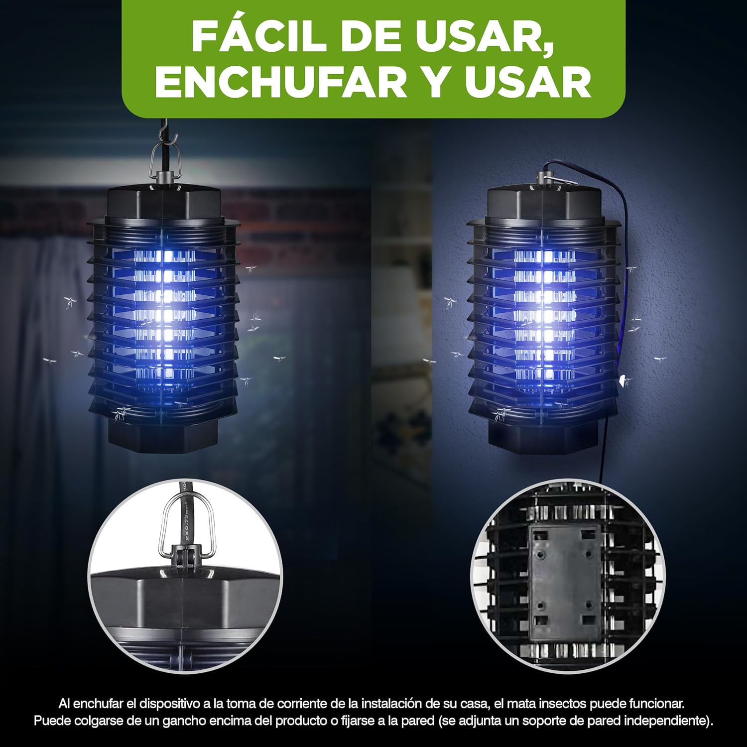 Mata Zancudos Lampara Eléctrica