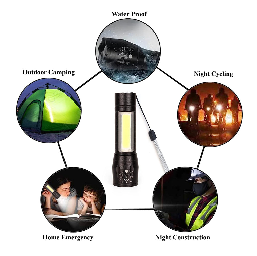 Mini Linterna y estuche Recargable zoom