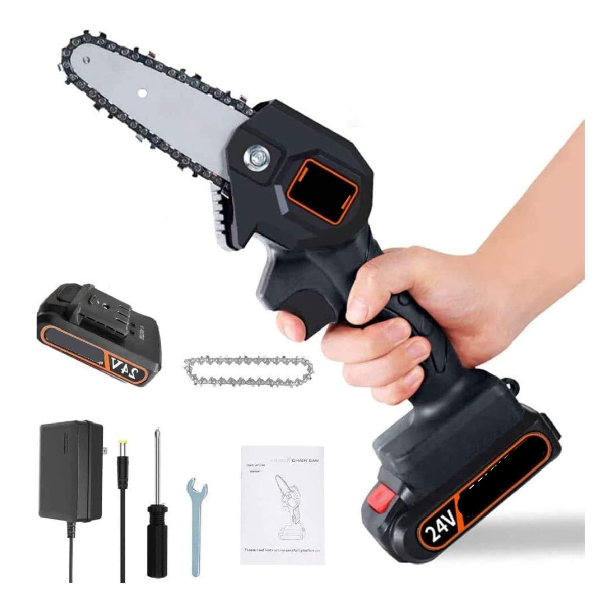 Motosierra PRO Portatil Doble Bateria