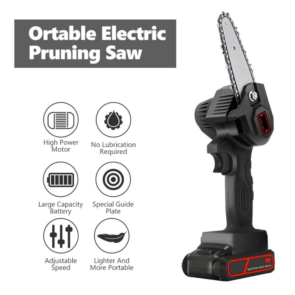 Motosierra PRO Portatil Doble Bateria