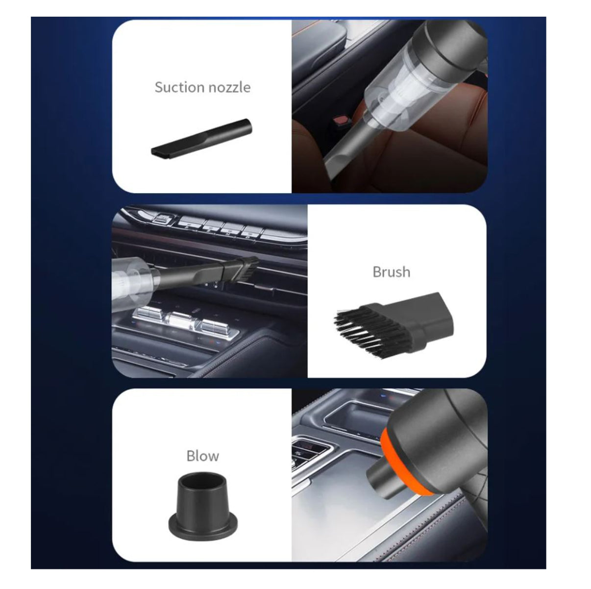 Mini Aspiradora De Mano Carro