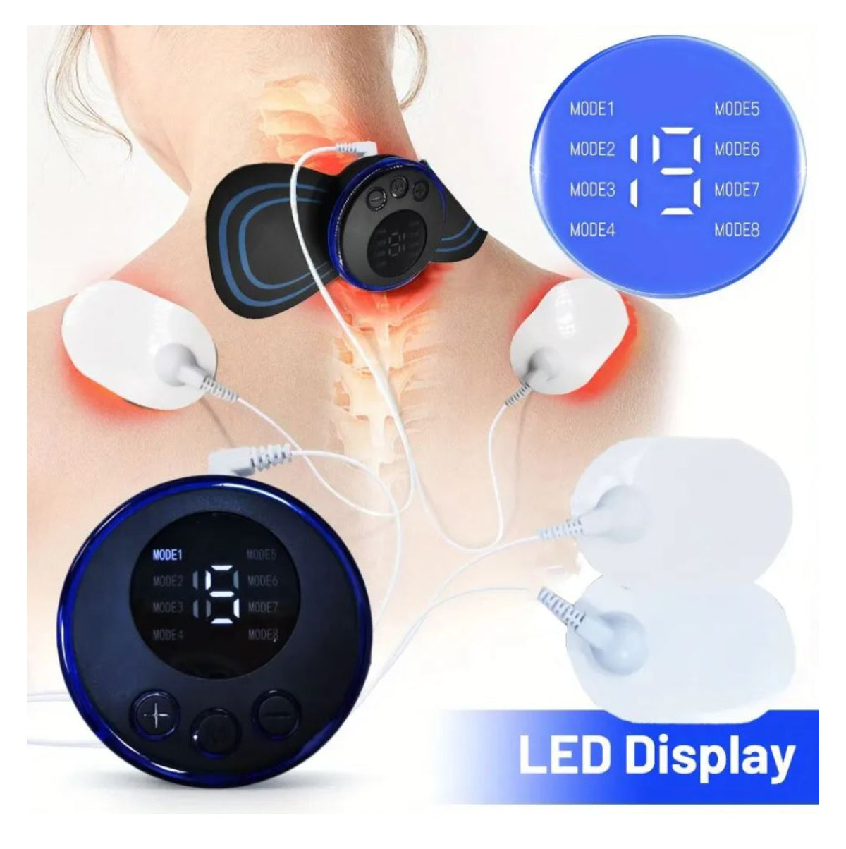 Mini Masajeador mariposa Cuello portátil